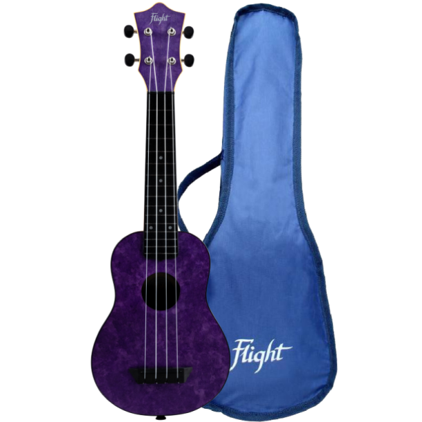 Flight TUS65 Amethyst Sopran Travel Ukulele