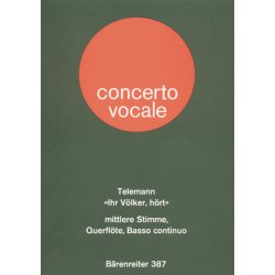 Ihr V&ouml;lker, h&ouml;rt - Telemann, Georg Philipp
