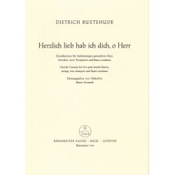 Herzlich lieb hab ich dich, o Herr - Buxtehude, Dietrich
