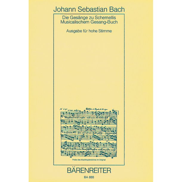 Schemelli Song Book 1736 and six lieder from the Notebook for Anna Magdalena Bach 1725 - Bach, Johann Sebastian