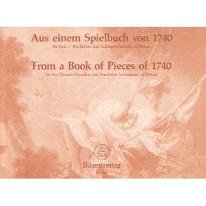 Aus einem Spielbuch von 1740 - 