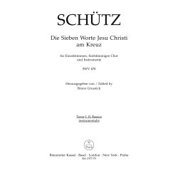 Die sieben Worte Jesu Christi am Kreuz (The Seven Last Words of Christ) - Sch&uuml;tz, Heinrich