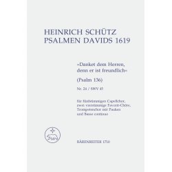 Danket dem Herren, denn er ist freundlich - Sch&uuml;tz, Heinrich