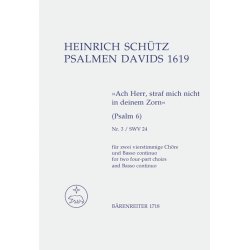 Ach Herr, straf mich nicht in deinem Zorn - Sch&uuml;tz, Heinrich