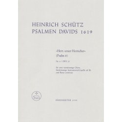 Herr, unser Herrscher - Sch&uuml;tz, Heinrich