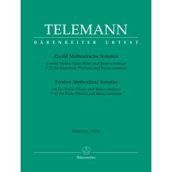 Zw&ouml;lf Methodische Sonatas - Telemann, Georg Philipp