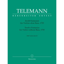 Twelve Fantasias - Telemann, Georg Philipp