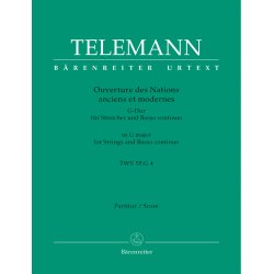 Ouverture des Nations anciens et modernes - Telemann, Georg Philipp