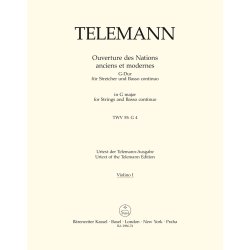 Ouvert&uuml;re des Nations anciens et modernes - Telemann, Georg Philipp