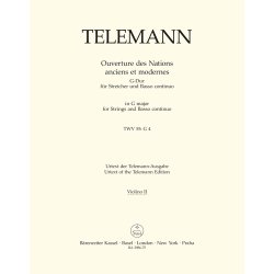 Ouvert&uuml;re des Nations anciens et modernes - Telemann, Georg Philipp