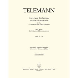 Ouvert&uuml;re des Nations anciens et modernes - Telemann, Georg Philipp