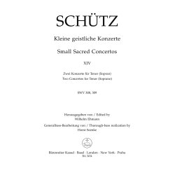 Kleine geistliche Konzerte - Sch&uuml;tz, Heinrich