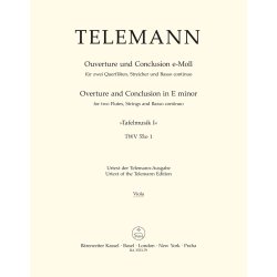Ouvert&uuml;re und Conclusion - Telemann, Georg Philipp