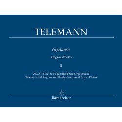 Twenty small Fugues and Freely Composed Organ Pieces - Telemann, Georg Philipp