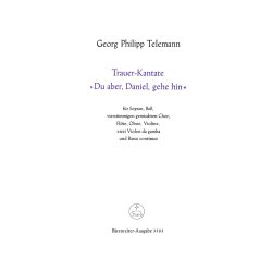 Du aber, Daniel, gehe hin - Telemann, Georg Philipp