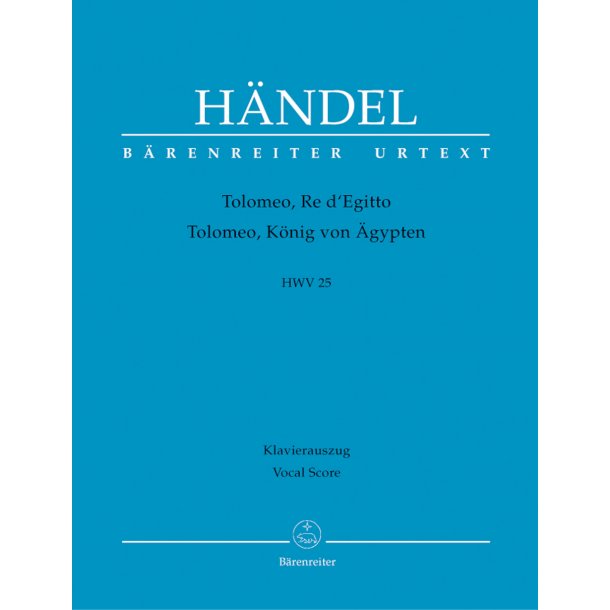 Tolomeo, Re d'Egitto - H&auml;ndel, Georg Friedrich