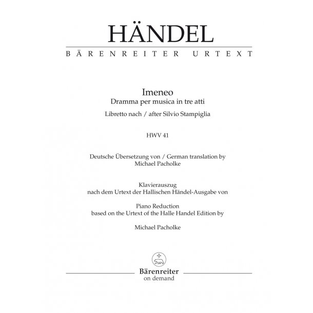 Imeneo - H&auml;ndel, Georg Friedrich