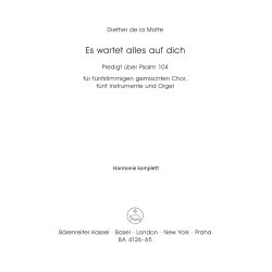 Es wartet alles auf dich - Motte, Diether de la