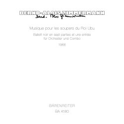Musique pour les soupers du Roi Ubu - Zimmermann, Bernd Alois