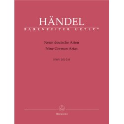 Nine German Arias - H&auml;ndel, Georg Friedrich