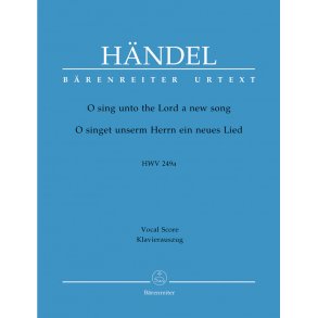 O sing unto the Lord - Händel, Georg Friedrich