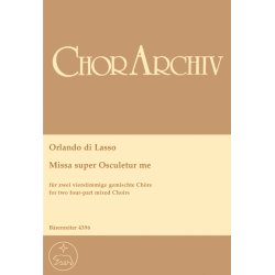 Missa super - Lasso, Orlando di