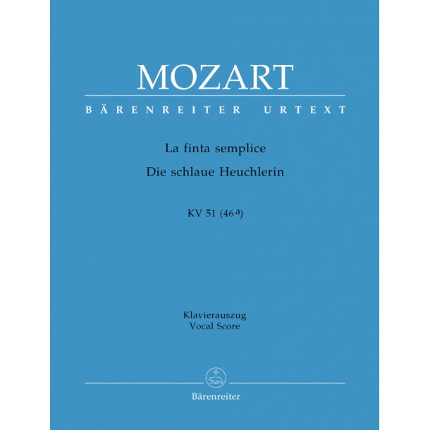 La finta semplice - Mozart, Wolfgang Amadeus