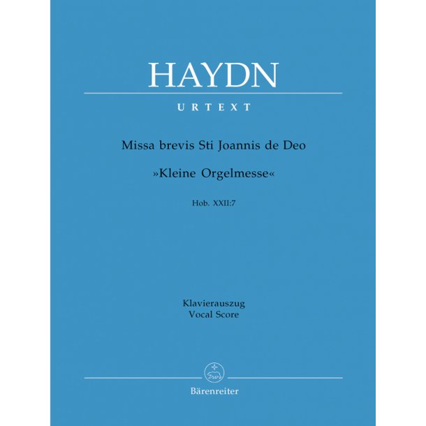 Missa brevis Sancti Joannis de Deo - Haydn, Joseph
