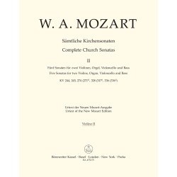 Complete Church Sonatas - Mozart, Wolfgang Amadeus