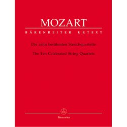 The Ten Celebrated String Quartets - Mozart, Wolfgang Amadeus