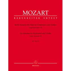 Six Sonatas - Mozart, Wolfgang Amadeus
