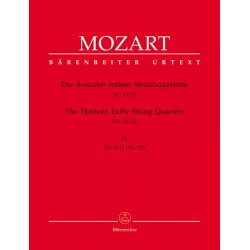 The Thirteen Early String Quartets - Mozart, Wolfgang Amadeus