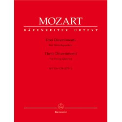 Three Divertimenti - Mozart, Wolfgang Amadeus
