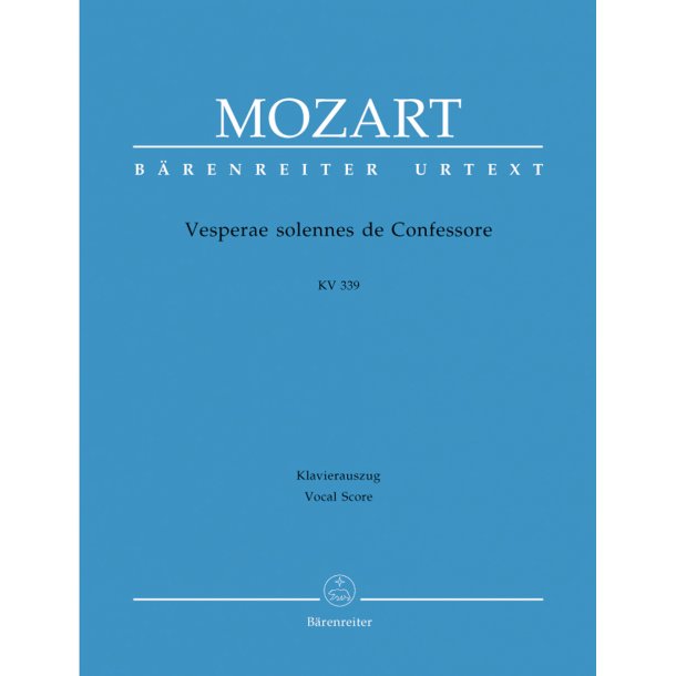 Vesperae solennes de Confessore - Mozart, Wolfgang Amadeus