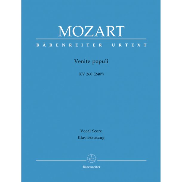 Venite populi - Mozart, Wolfgang Amadeus
