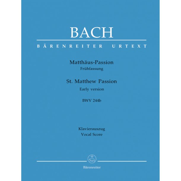 St. Matthew Passion - Bach, Johann Sebastian