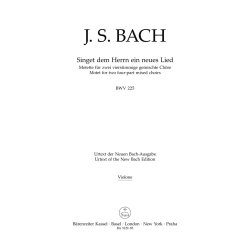 Singet dem Herrn ein neues Lied - Bach, Johann Sebastian