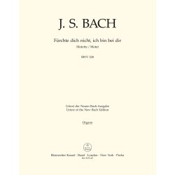 F&uuml;rchte dich nicht, ich bin bei dir - Bach, Johann Sebastian