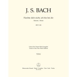 F&uuml;rchte dich nicht, ich bin bei dir - Bach, Johann Sebastian