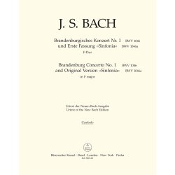 Brandenburg Concerto No. 1 and Original Version "Sinfonia" - Bach, Johann Sebastian