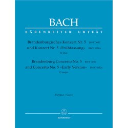 Brandenburg Concerto No. 5 and Concerto No. 5 "Early Version" - Bach, Johann Sebastian