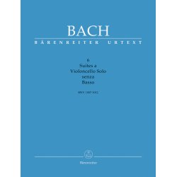 6 Suites a Violoncello Solo senza Basso - Bach, Johann Sebastian
