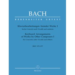 Keyboard Arrangements of Works by Other Composers - Bach, Johann Sebastian