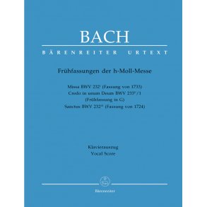 Early Versions of the Mass - Bach, Johann Sebastian