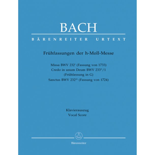 Early Versions of the Mass - Bach, Johann Sebastian