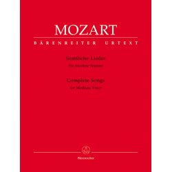 Complete Songs - Mozart, Wolfgang Amadeus