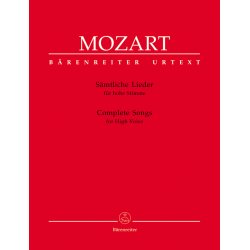 Complete Songs - Mozart, Wolfgang Amadeus
