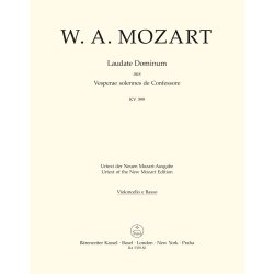 Laudate Dominum - Mozart, Wolfgang Amadeus