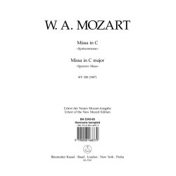 Missa - Mozart, Wolfgang Amadeus