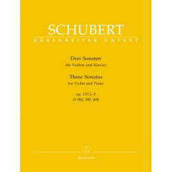 Three Sonatas - Schubert, Franz